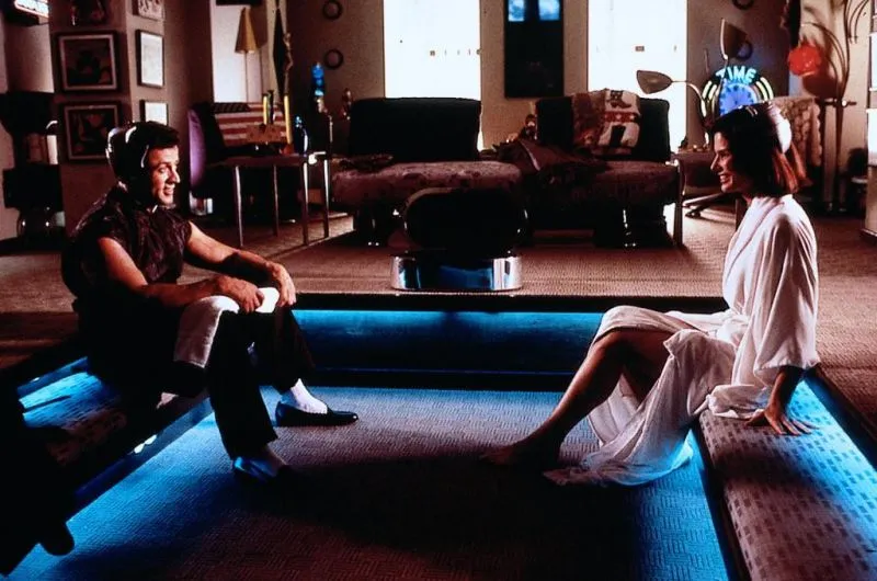 "Demolition man" movie's commentary on the evolution of sex.
AI and human connection.